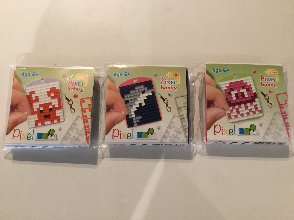 SET 3 PIXELHOBBY MEDAILLONS KRAB-DOLFIJN-KWAL