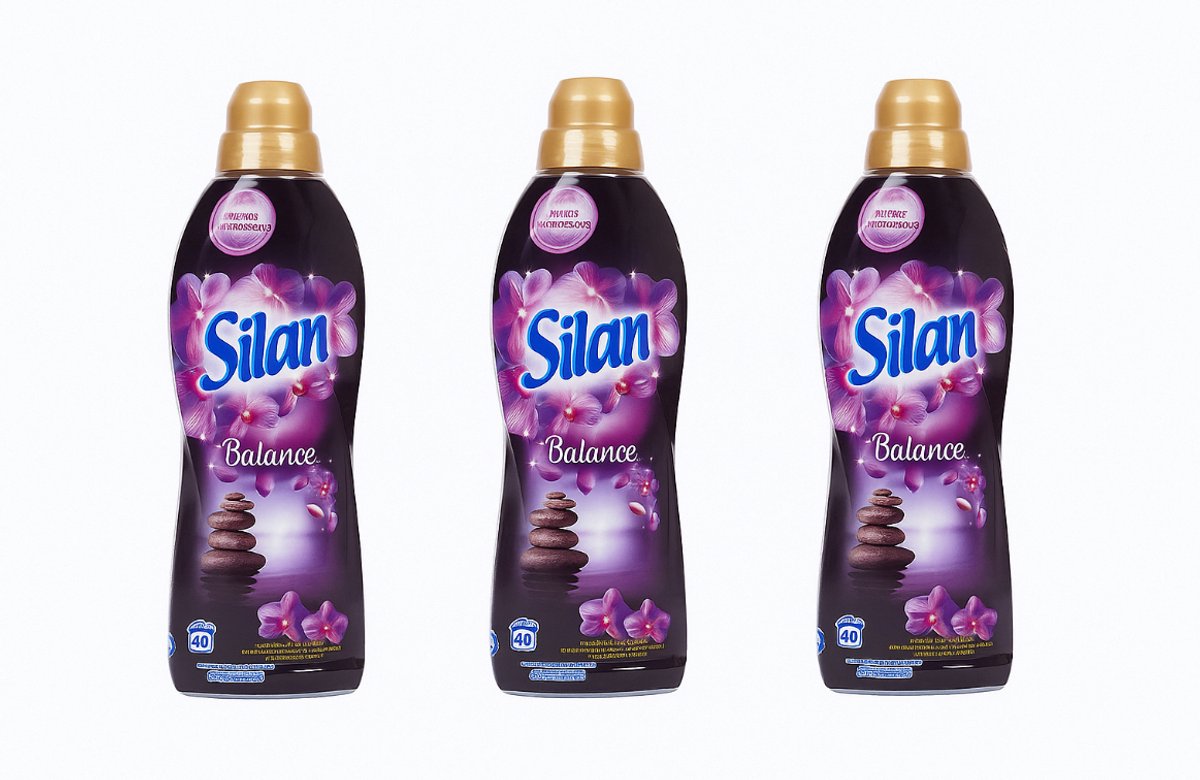 3 stuks Silan Wasverzachter 880 ml – Intense Geurbeleving – Met Patchouli-olie en Paarse Orchidee