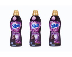 3 stuks Silan Wasverzachter 880 ml – Intense Geurbeleving – Met Patchouli-olie en Paarse Orchidee