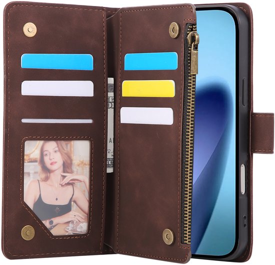 Hanman Portemonneehoesje voor de iPhone 17 Pro met kaarthouder
