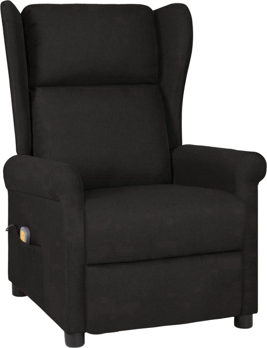 Massagestoel Elektrisch Zwart - Comfortabele Relaxfauteuil - afbeelding 3