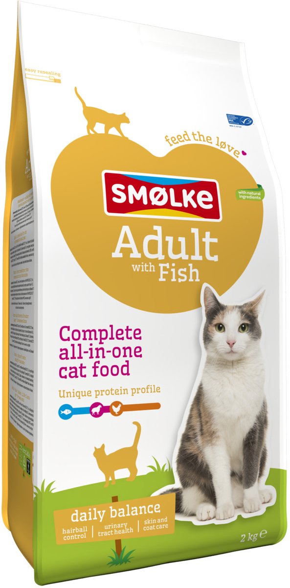 Smølke Adult - Kattenvoer - Vis - 2 kg