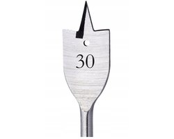 Drel Vlinderboor 30 mm – Houtboor / Speedboor – Platte Boor voor Houtbewerking – Zeskant Schacht