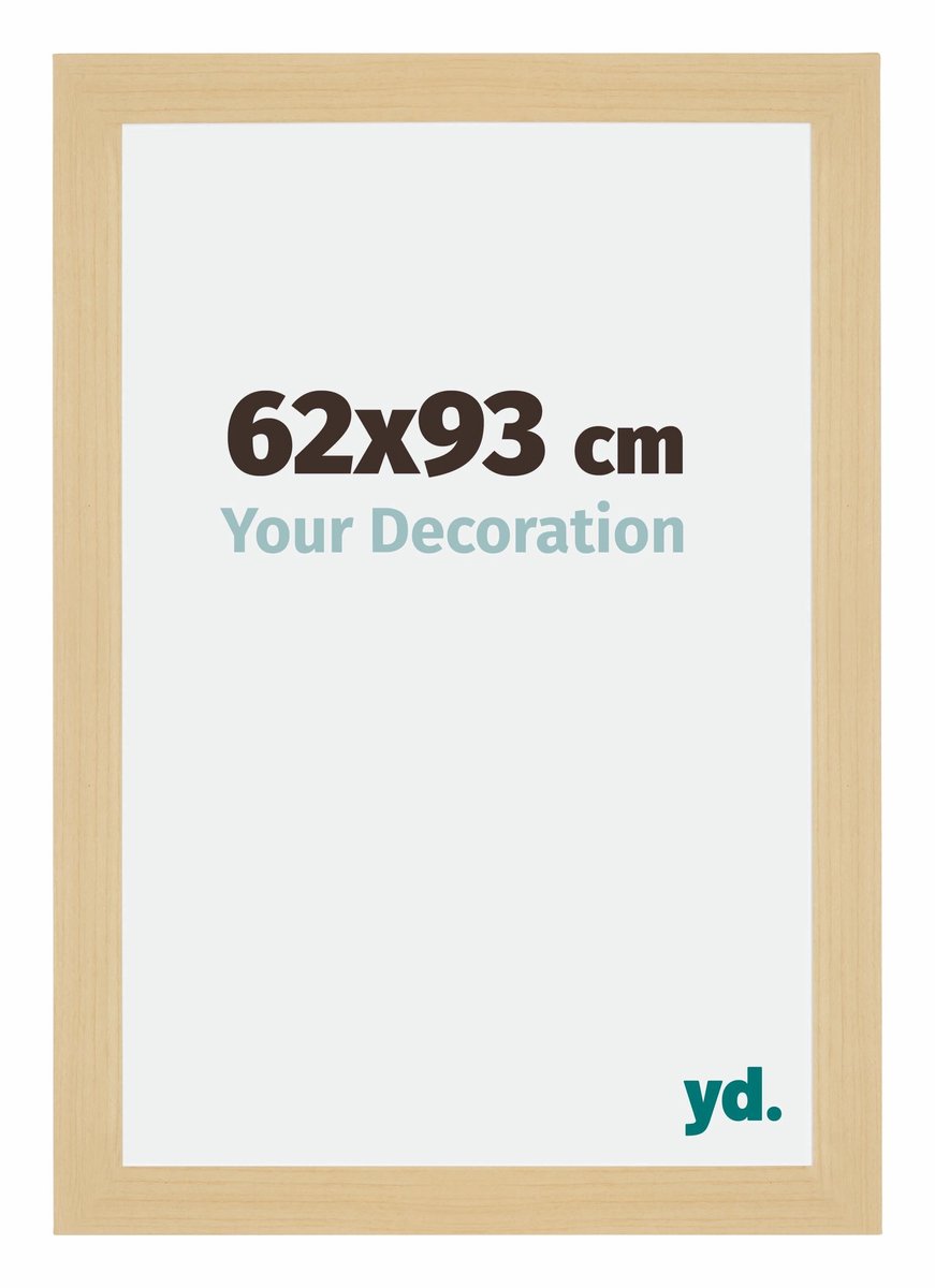 Your Decoration - Fotolijst 62x93 cm - MDF - Ahorn Decor - Mura