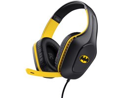 Trust GXT 415BM Zirox – Gaming Headset – Lichtgewicht – Multiplatform – Batman Zwart