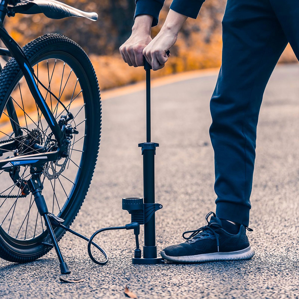 DE GROWTH TTLUOKER Universele Fietspomp met Drukmeting thumbnail 5