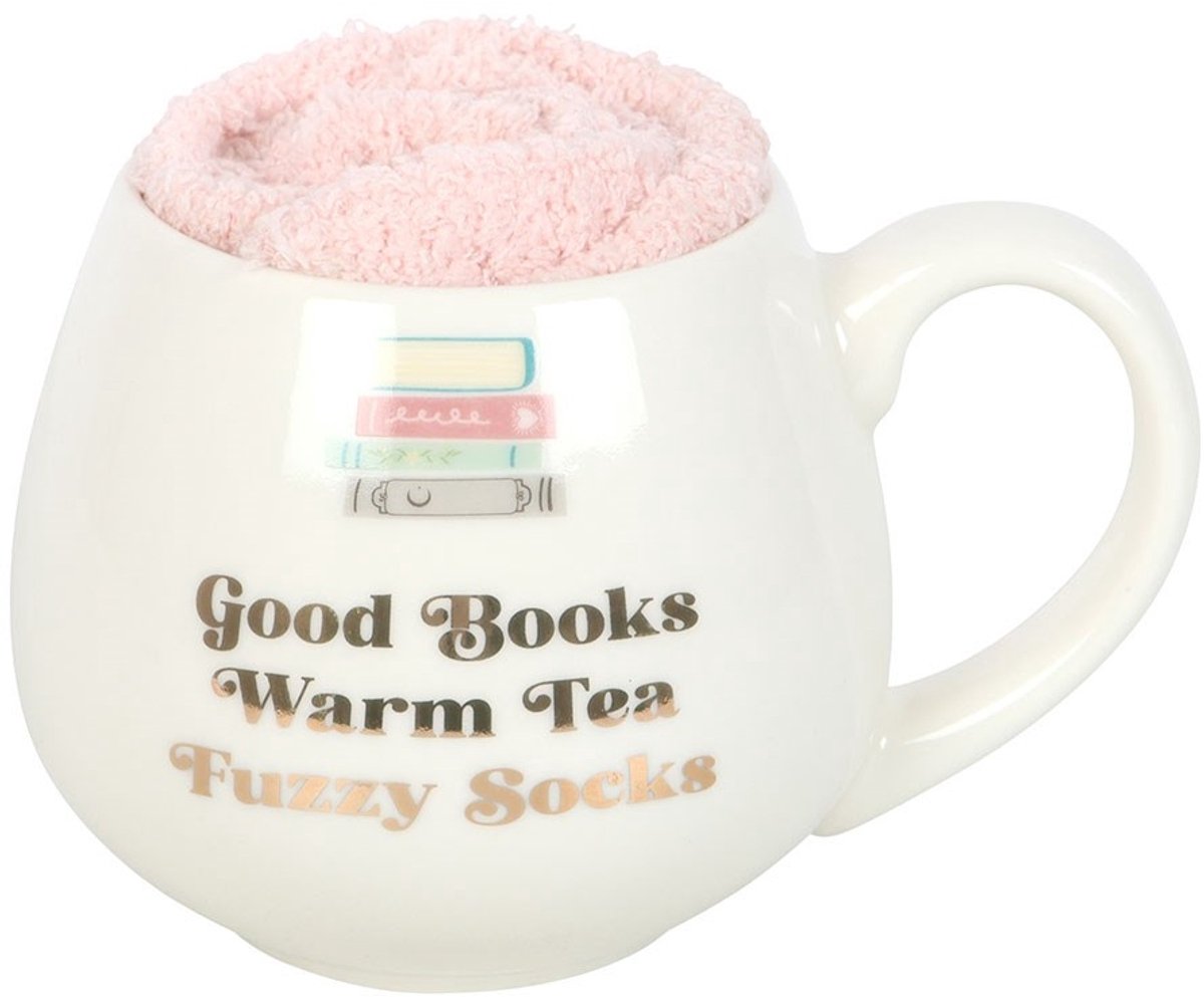 Something Different - Good Books Beker & Sokken Set - Multicolours