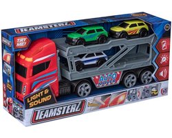 HTI speelgoed auto transporter medium Teamsterz multicolor plastic.