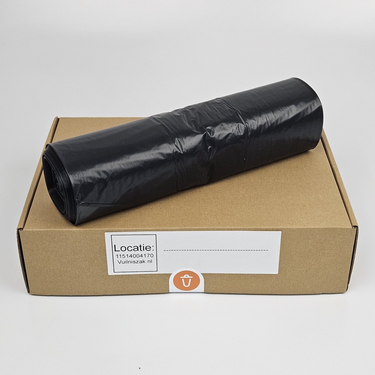 Afvalzak zwart– 280l– 10 rol – 115x140cm