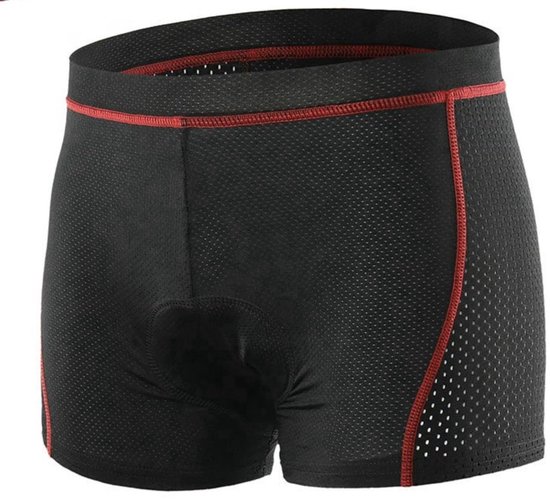 Fietsonderbroek Unisex met Zeem - Dames & Heren Fietsondergoed - Comfortabel Wielrennen & MTB Ondergoed - Ademend, Schokdempend & Zweetafvoerend - Maat XXL van Merkloos — afbeelding 2