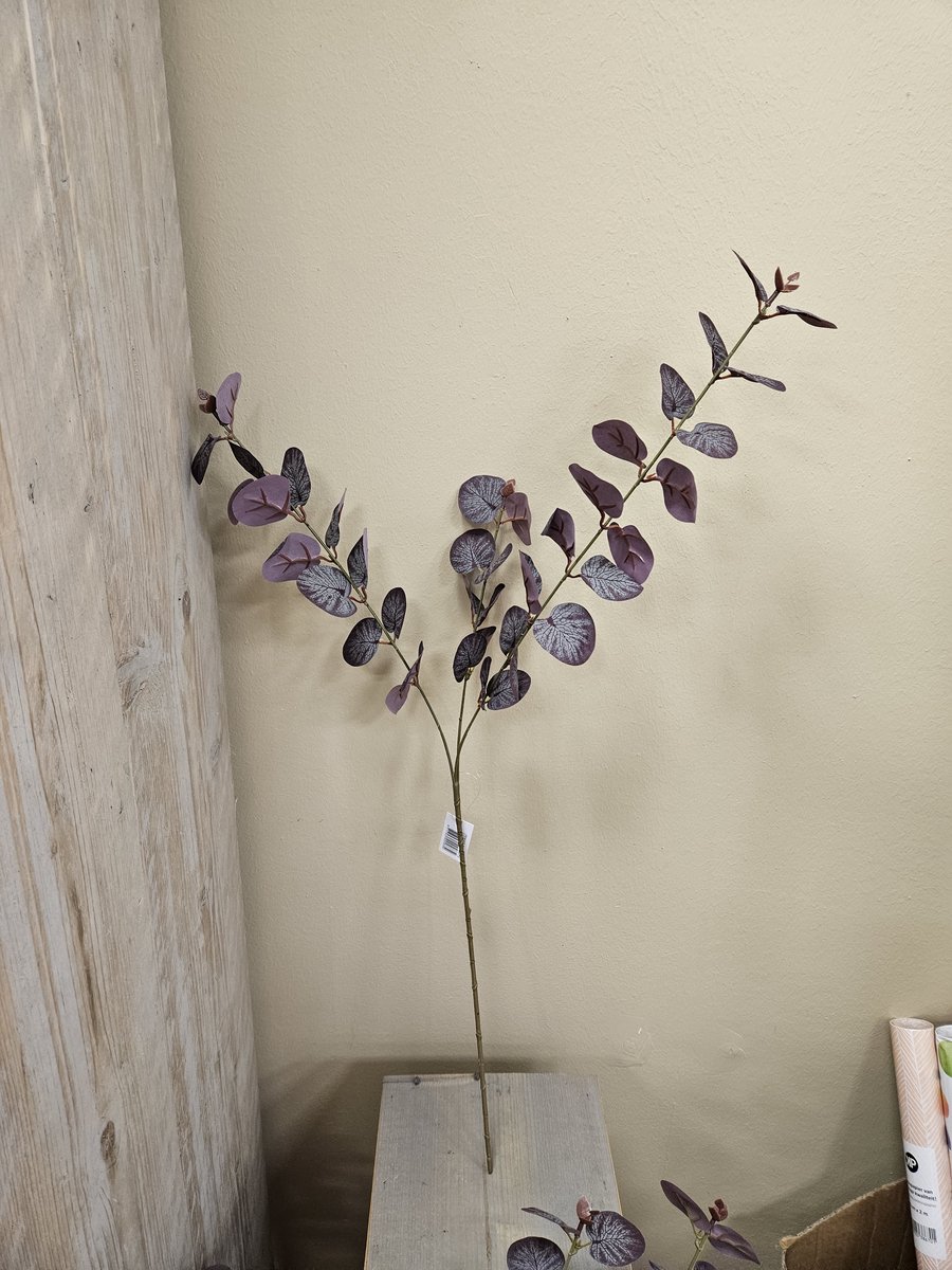 Kunstbloem - Eucalyptus - Lila - Paars
