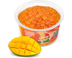 Inspire Food Company - Bubble tea - Bubble Tea Parels - Popping Boba Pearls - Popping Fruitparels - Mango smaak - 450 gram
