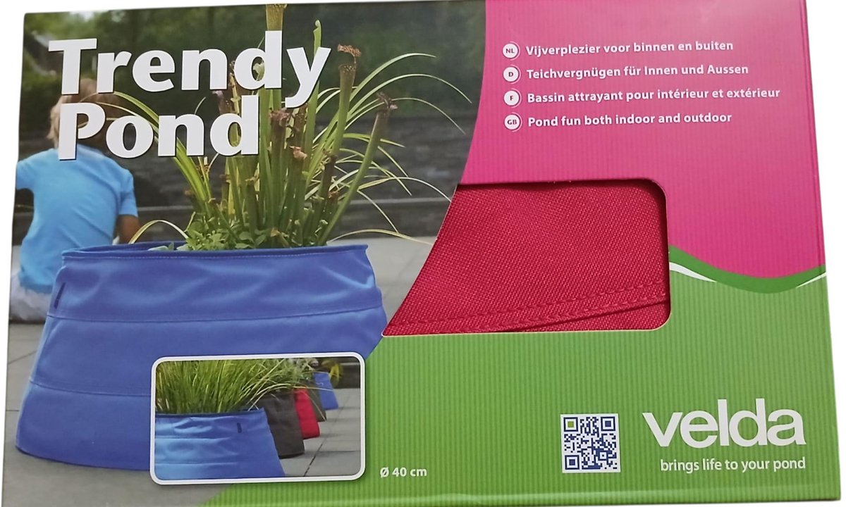 Velda Trendy Pond Binnen- en Buiten Vijver – Ø40 cm – Compact & Modern