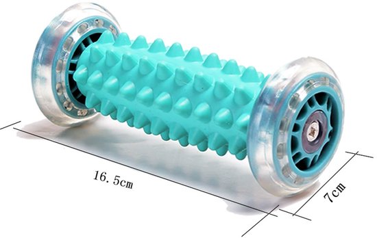 Voetmassage roller tip bal verlicht fasciitis plantar, verschillende hardheid triggers punt spierroller voet, achterbeen, palm ontspannen van Hoxiguo — afbeelding 3