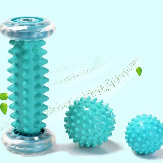 ELVIRE Rouleau en mousse pour massage des tissus profonds - Comprend