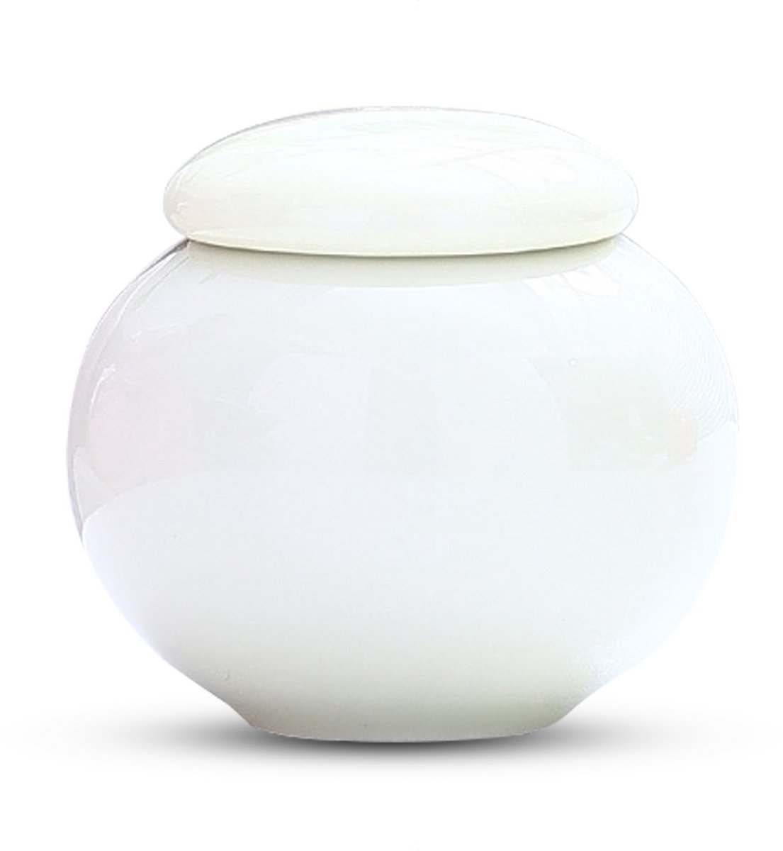 Elegante Begrafenis Urn - 100 ML - Urn - Mini Crematie Urn - As Urn - Voor Huisdieren, Honden, Katten of Menselijk As - Crematie As - Mini Urn - WIT