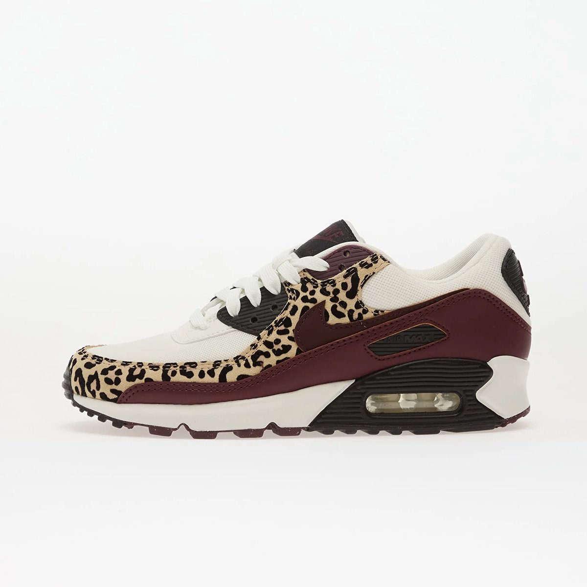 Bordeaux/Panter/Wit