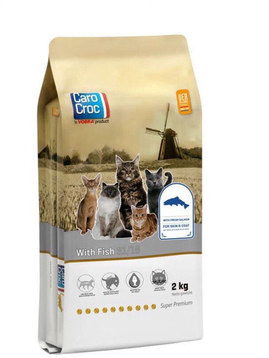 Carocroc - Vis - Kattenvoer - 2 kg