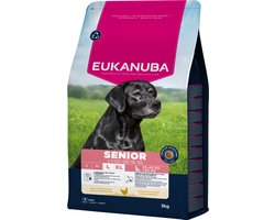 Eukanuba Hondenvoer Droog Life Care Dog Senior Large Kip - 3 x 3 kg - Voordeelverpakking