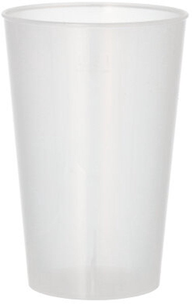 15 Drinkbekers, herbruikbaar PP 0,3 l Ø 8 cm · 11,7 cm transparant extra stabiel