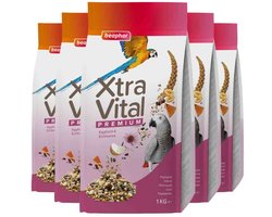 Beaphar XtraVital Papegaai - 5 x 1 kg - Voordeelverpakking