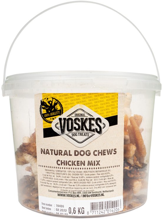 Voskes Mix Bucket Kip - 600 gr