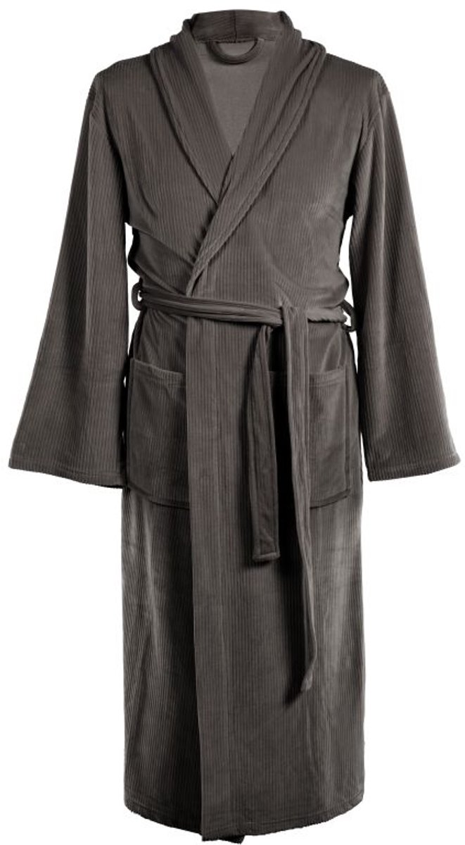 Tiseco Kamerjas ELENA - ochtondjas - baby fleece - unisex, grijs GREY