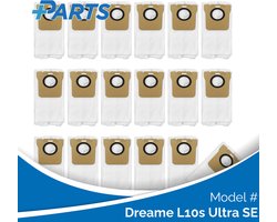 Dreame L10s Ultra SE Stofzakken (18 Stuks, Plus.Parts® alternatief voor RDB3)