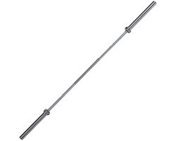 Tunturi Olympische Halterstang 220cm - 20kg - 28mm diameter - incl. gratis fitness app