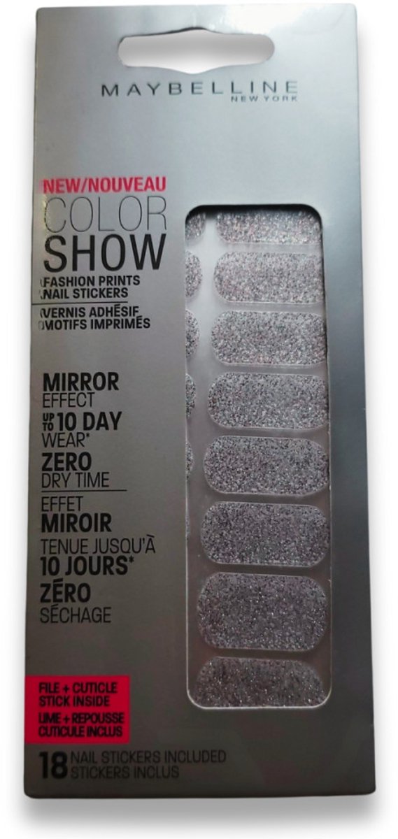 Maybelline New York - Colorshow Spiegel Effect Stickers - 18 stuks