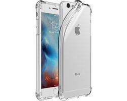 Smartphonica Telefoonhoesje Geschikt voor iPhone 6/6s Plus transparant hoesje flexibel met stootrand geschikt voor iPhone 6/6s Plus