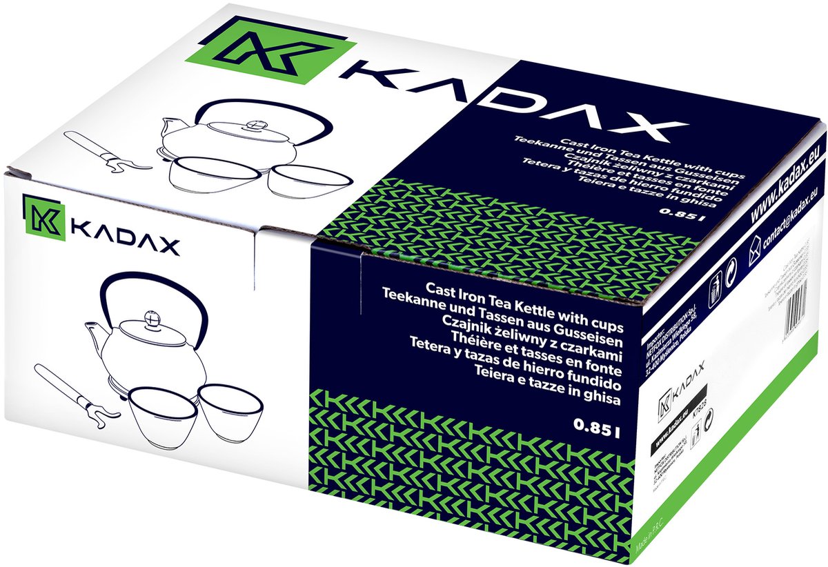 Japanse Theepot KADAX , 850ml Gietijzeren Ketel, ⌀15cm Kan Met Japanse Theepot KADAX , 850ml Gietijzeren Ketel, ⌀15cm Kan Met