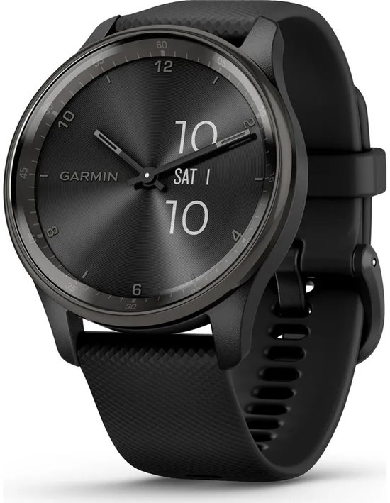 腕時計(デジタル) Garmin vivomove HR OnyxBlack TanSuede Garmin Vivomove Trend - Smartwatch dames - 40mm - Zwart | bol