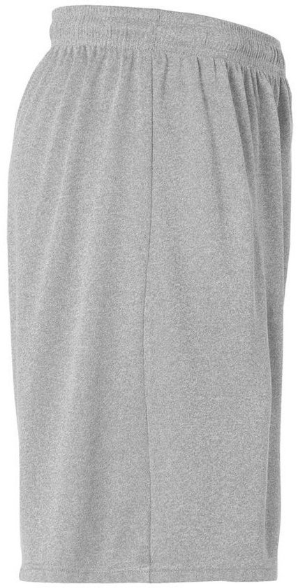 Uhlsport Center Basic Short Hommes - Gris Foncé Mélange / Zwart | Taille : L