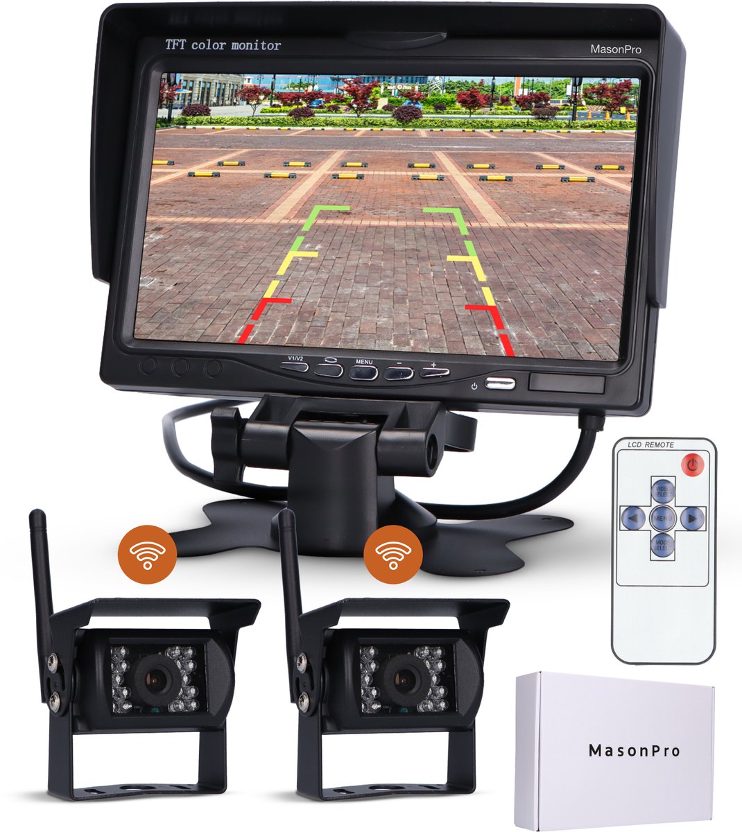 MasonPro Achteruitrijcamera Advanced draadloos