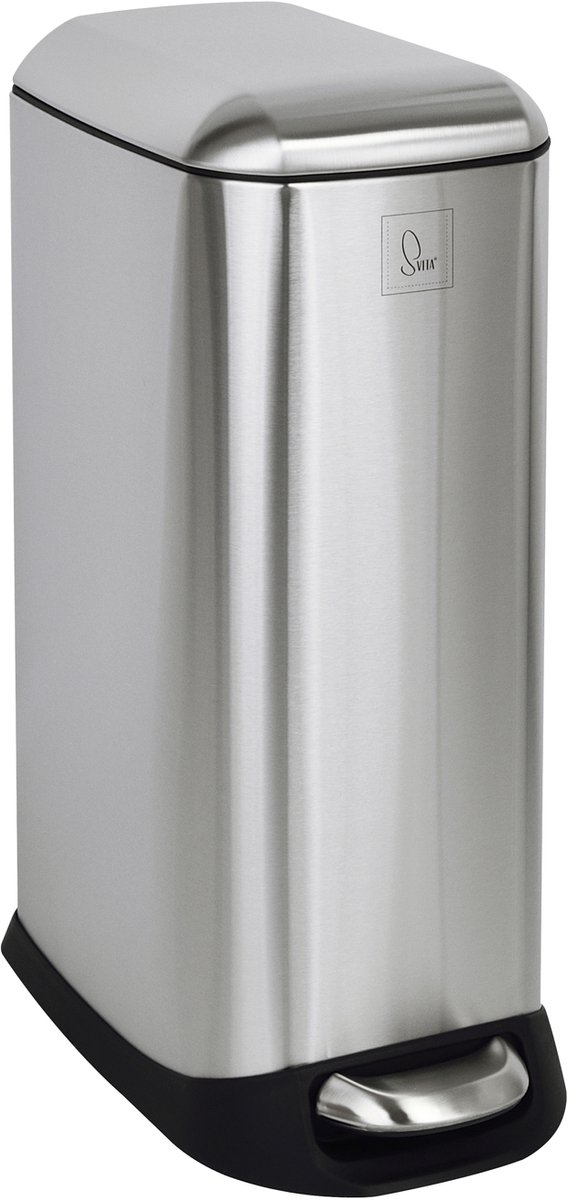 SVITA TS20 Afvalemmer - Pedaalemmer Afvalemmer 20l incl. binnenemmer Pedaal zilver