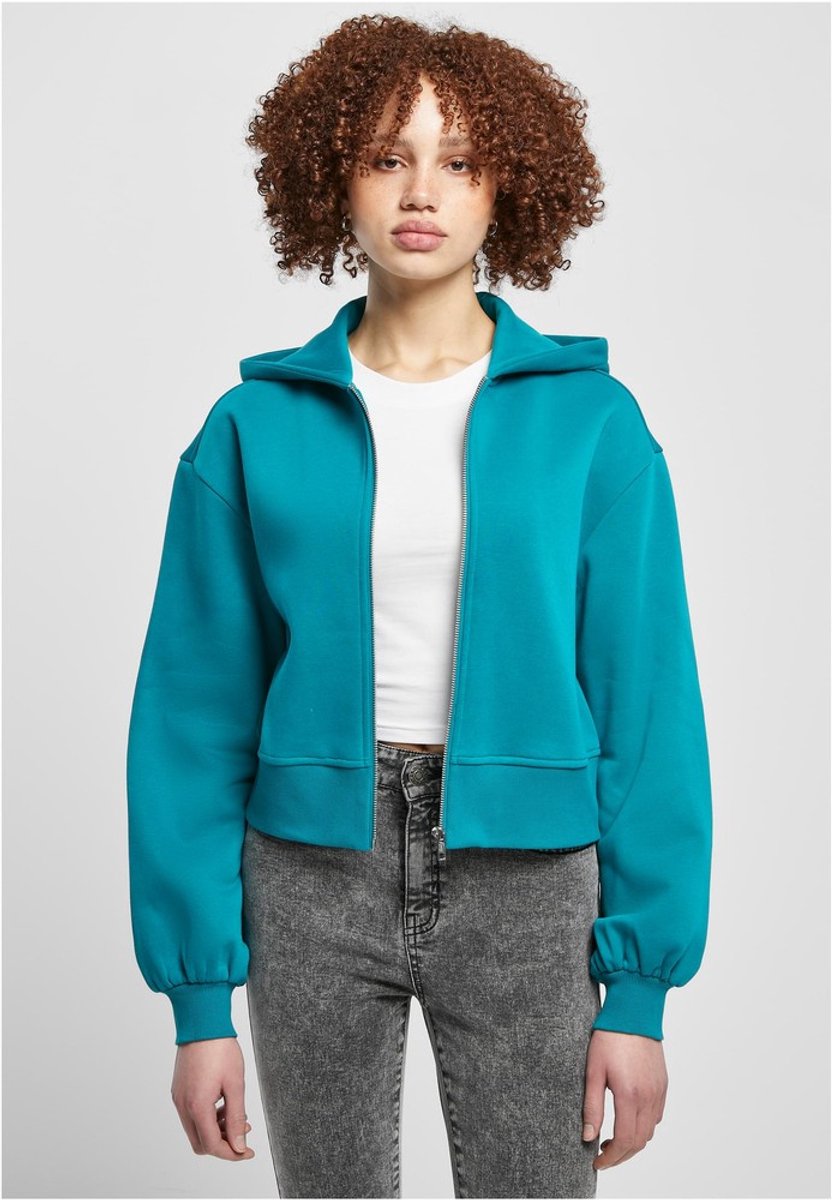 Urban Classics Short Oversized Jacket Vest met capuchon 3XL Blauw