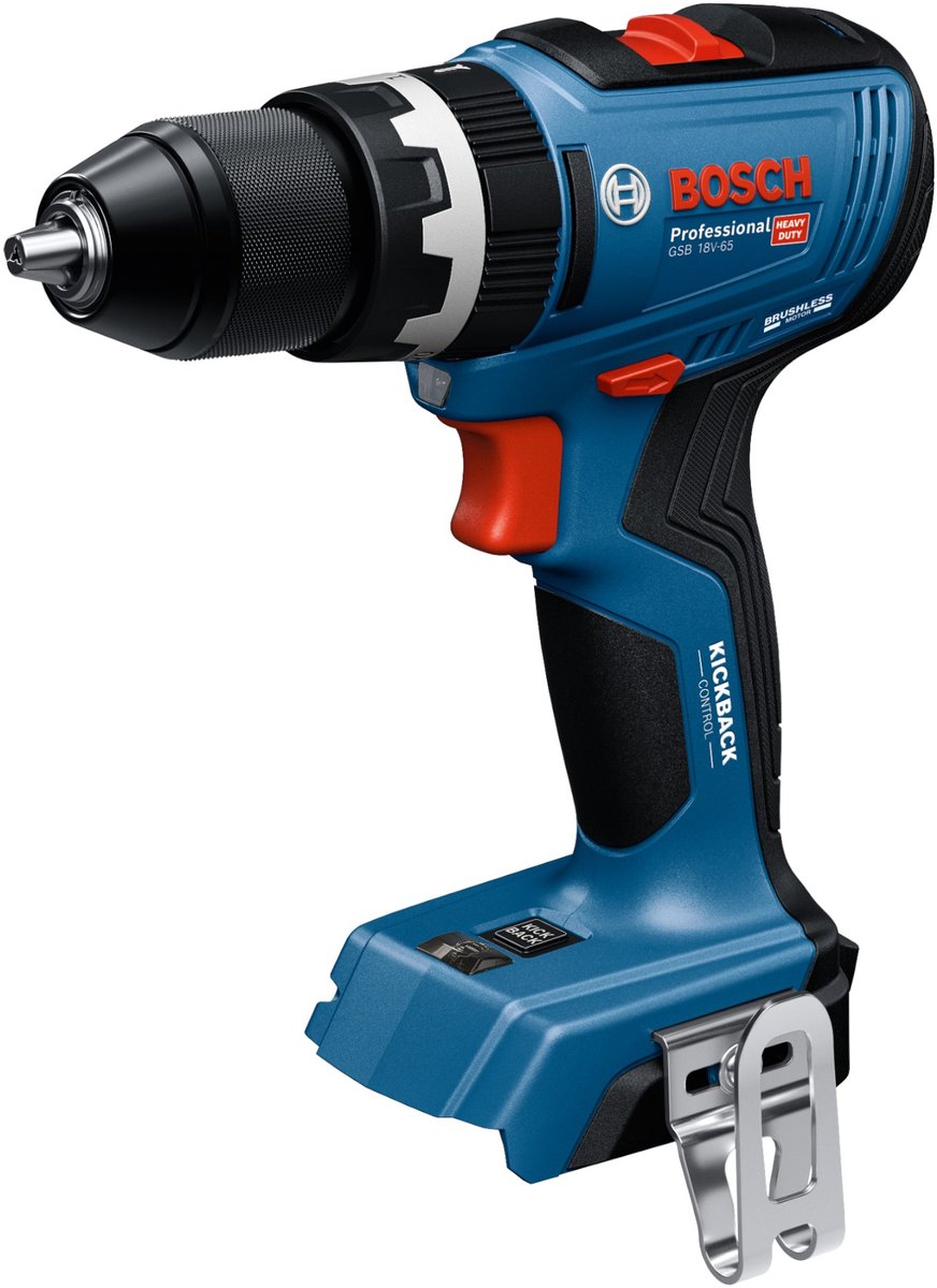 Bosch Professional GSB 18V-65 Accu klop-/schroefboormachine 18V Basic Body in L-Boxx - 06019N3301 – foto 5