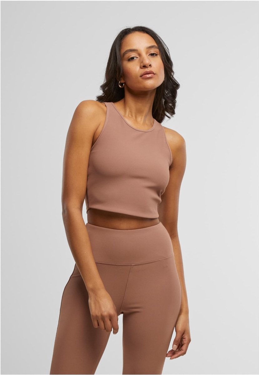 Urban Classics - Rib Sport top - XS - Bruin