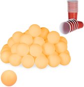 JJQHYC 30 stuks tafeltennisballetjes kleurrijke pingpongballetjes 40 mm plastic tafeltennisballetjes voor kattenspeelgoed, gezelschapsspelletjes