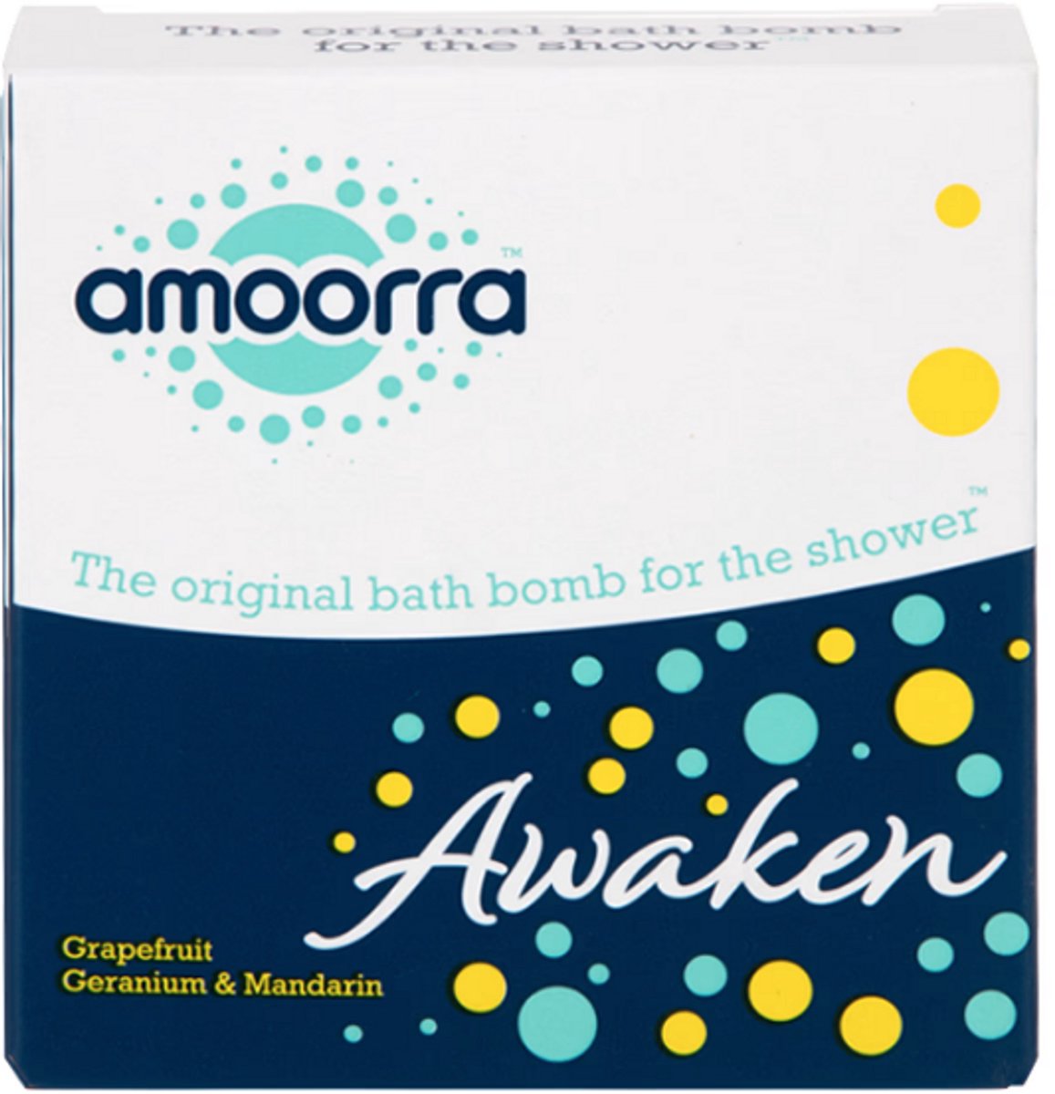 Amoorra shower bomb Awaken, de bathbomb voor onder de douche 2 stuks
