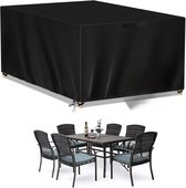 Waterdichte hoes voor buitenmeubels, 200 x 100 x 100 cm, groene terrasmeubelhoes voor tafel en stoel, bank, zwaar belastbare 420D Oxford- stof met opbergtas, duurzaam en waterdicht