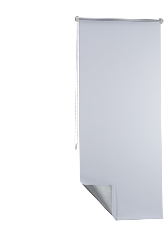 relaxdays 3 x store enrouleur thermique blanc - isolant - sans perçage - occultant - 70x160cm