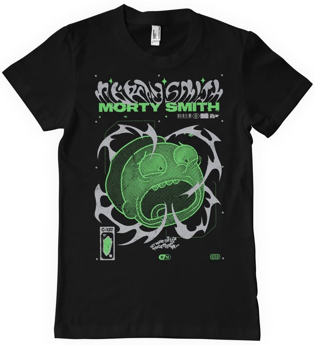 Rick and Morty T-shirt Morty Smith Lab T-shirt WB-1-RM012-H49-17