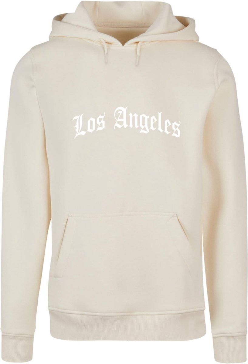 Mister Tee Los Angeles Wording Hoodie/trui XL Creme