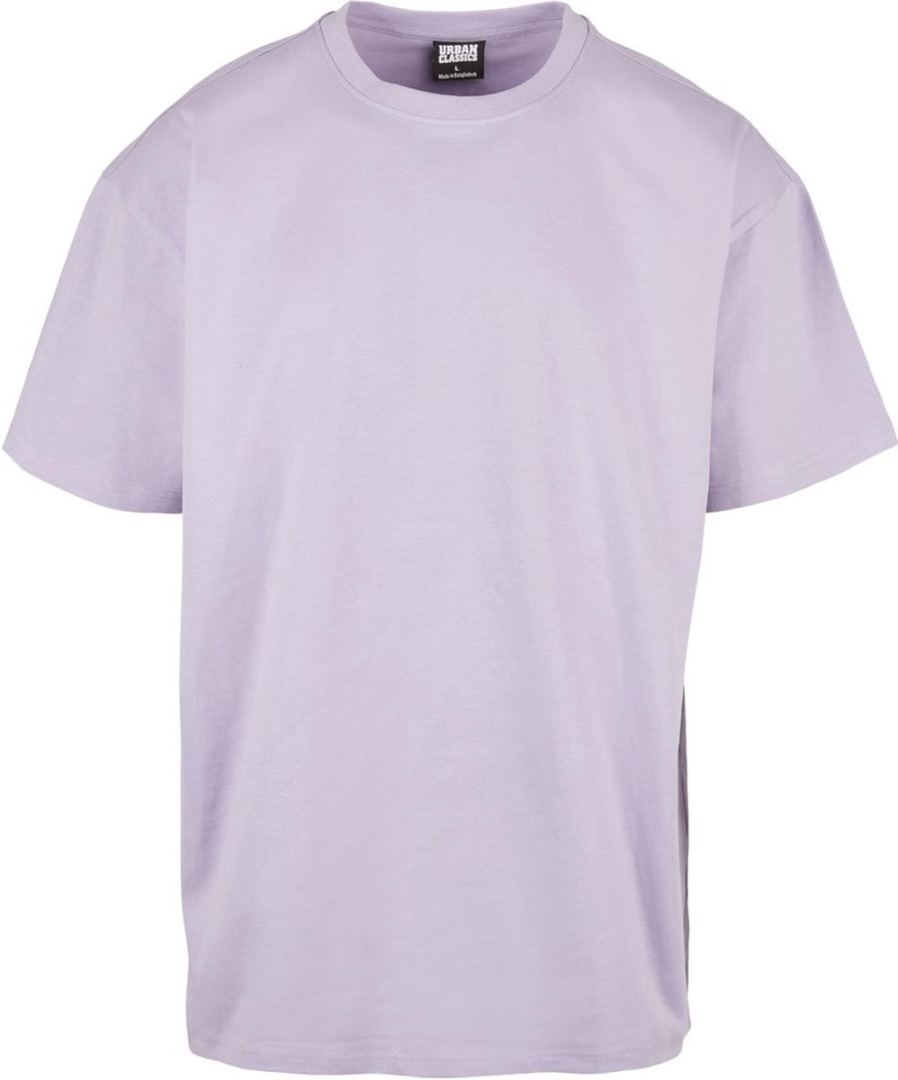 Urban Classics Heavy Oversized Heren T-shirt XS Paars