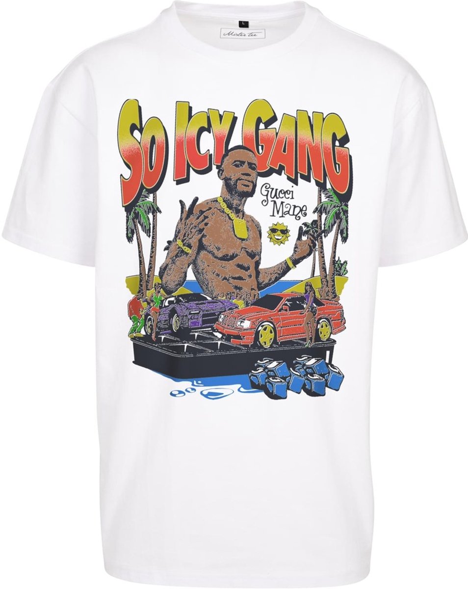 Mister Tee Gucci Mane So Icy Oversize Heren T-shirt 3XL Wit