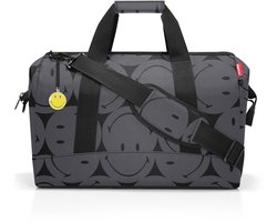 Reisenthel Allrounder L Reistas / Weekendtas / Sporttas - 30L - Smiley® Grijs Reisenthel Allrounder L Reistas / Weekendtas / Sporttas - 30L - Smiley® Grijs