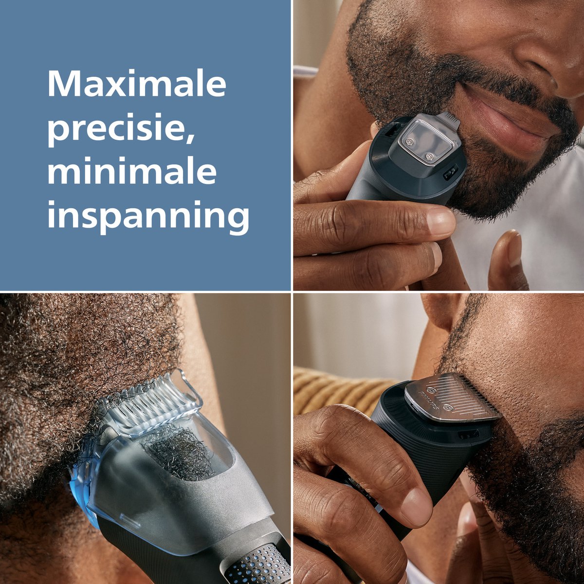 Philips Series 5000 Baardtrimmer mannen - 2 Trimkammen thumbnail 3