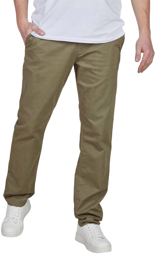 Pantalon chino Tom Tailor pour homme TT Chino SMU regular/right Olive Adultes